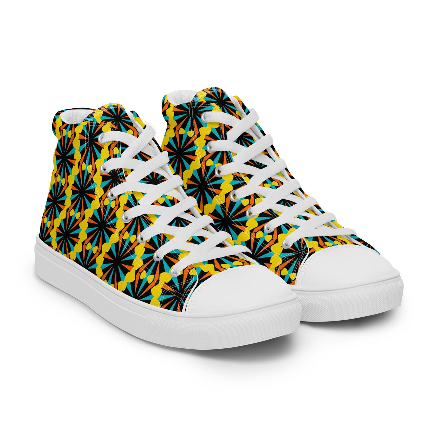 Women’s high top canvas shoes (Marigold)