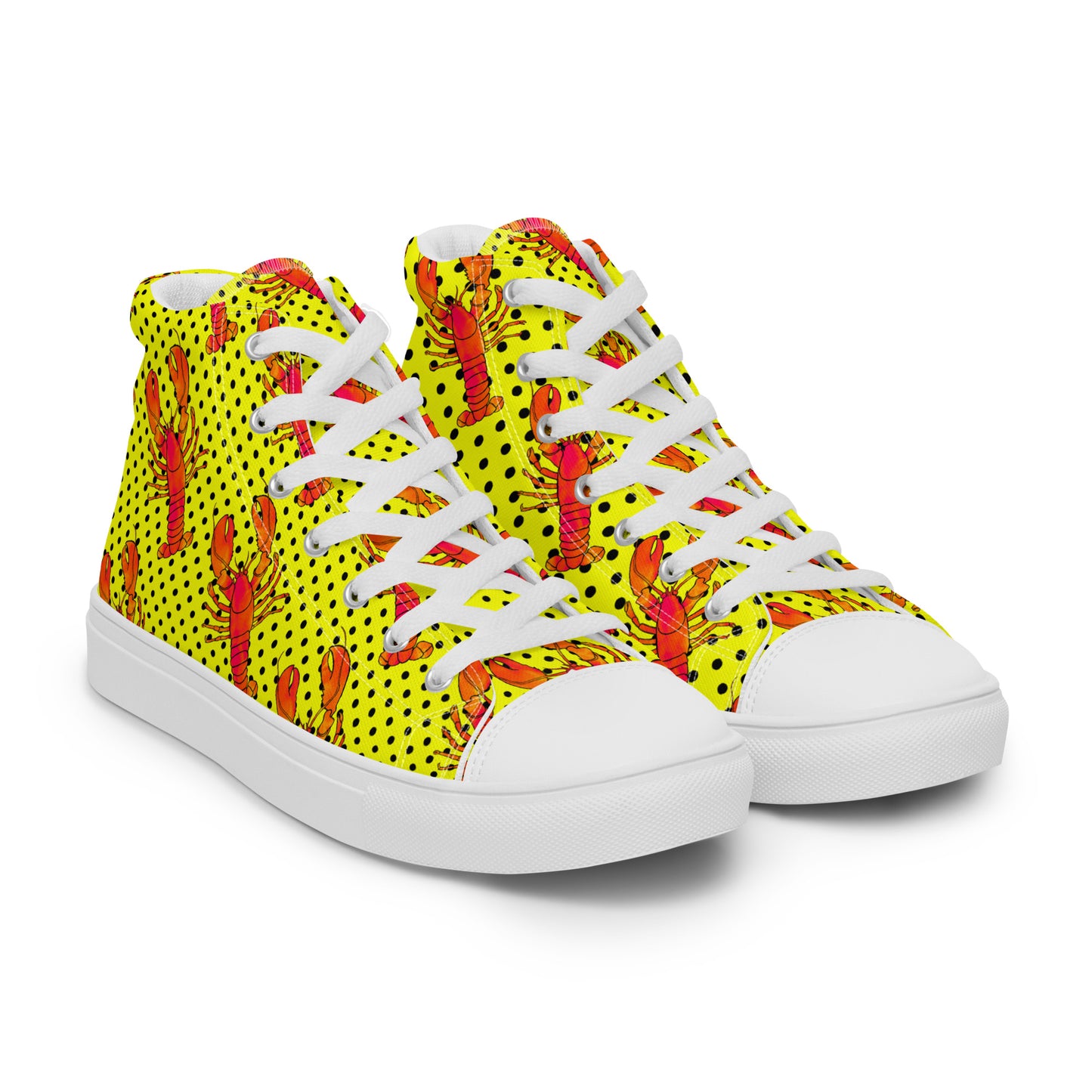 Women’s high top canvas shoes (Rock Lobster)