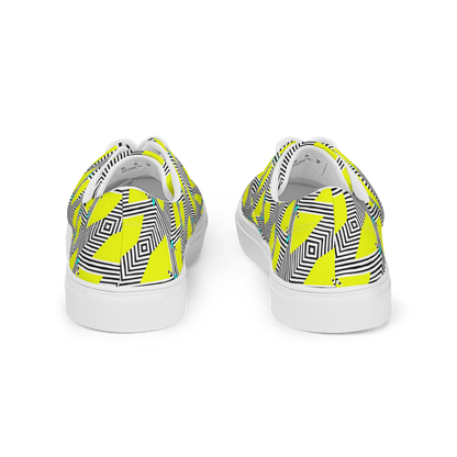 Women’s lace-up canvas shoes (Retro Yellow)