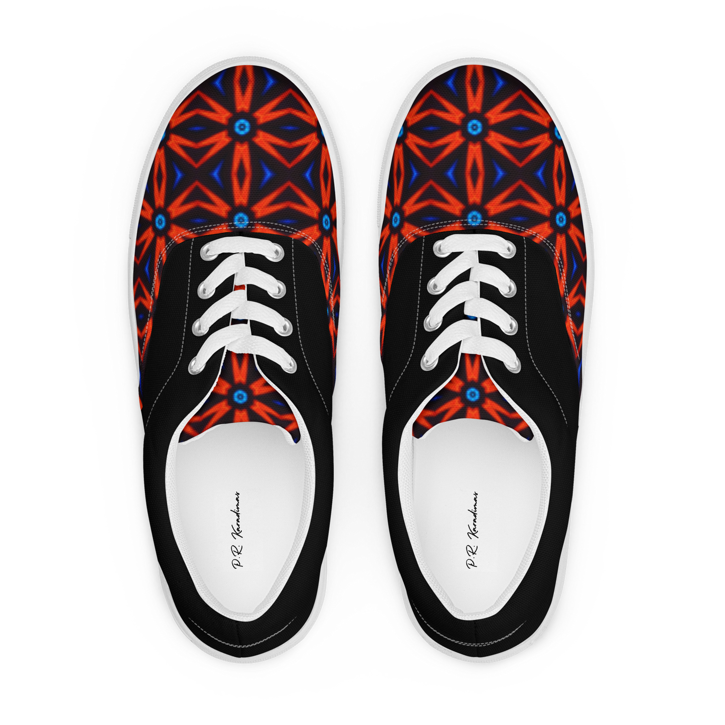 Women’s lace-up canvas shoes (Red Star)