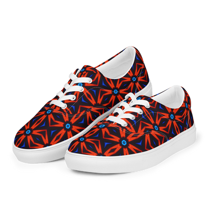 Women’s lace-up canvas shoes (Red Star)