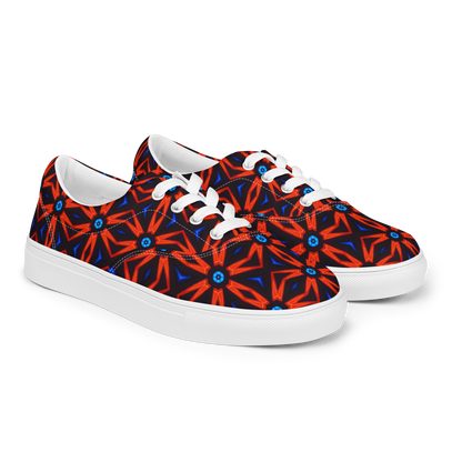 Women’s lace-up canvas shoes (Red Star)