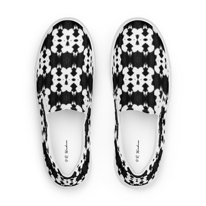 Women’s slip-on canvas shoes (Inkblot)