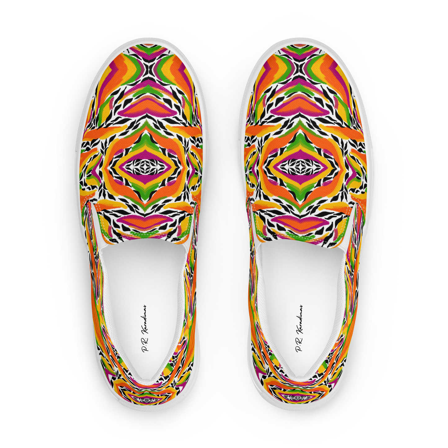 Women’s slip-on canvas shoes (Mango Mosaic)