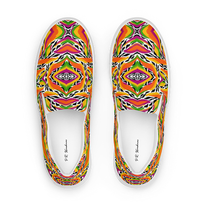 Women’s slip-on canvas shoes (Mango Mosaic)