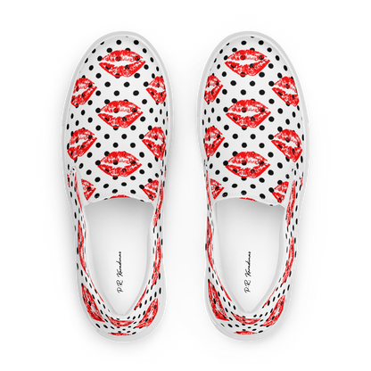 Women’s slip-on canvas shoes (Lips)