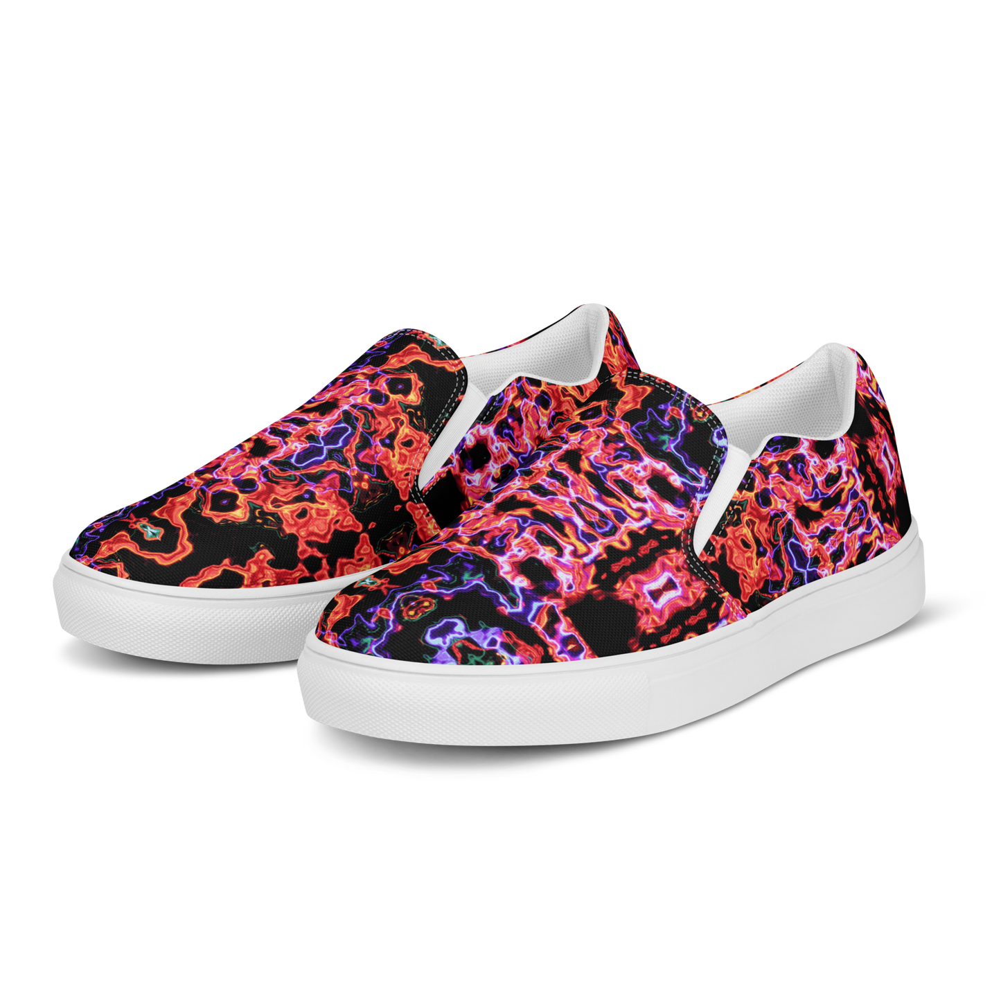 Women’s slip-on canvas shoes (Lava lamp)