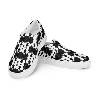 Women’s slip-on canvas shoes (Inkblot)