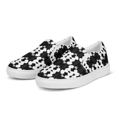 Women’s slip-on canvas shoes (Inkblot)