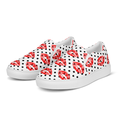 Women’s slip-on canvas shoes (Lips)