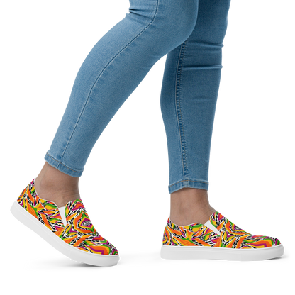 Women’s slip-on canvas shoes (Mango Mosaic)