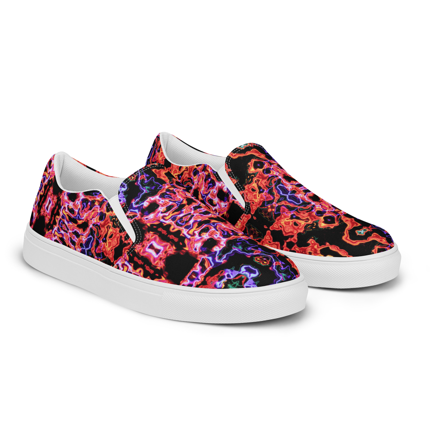 Women’s slip-on canvas shoes (Lava lamp)