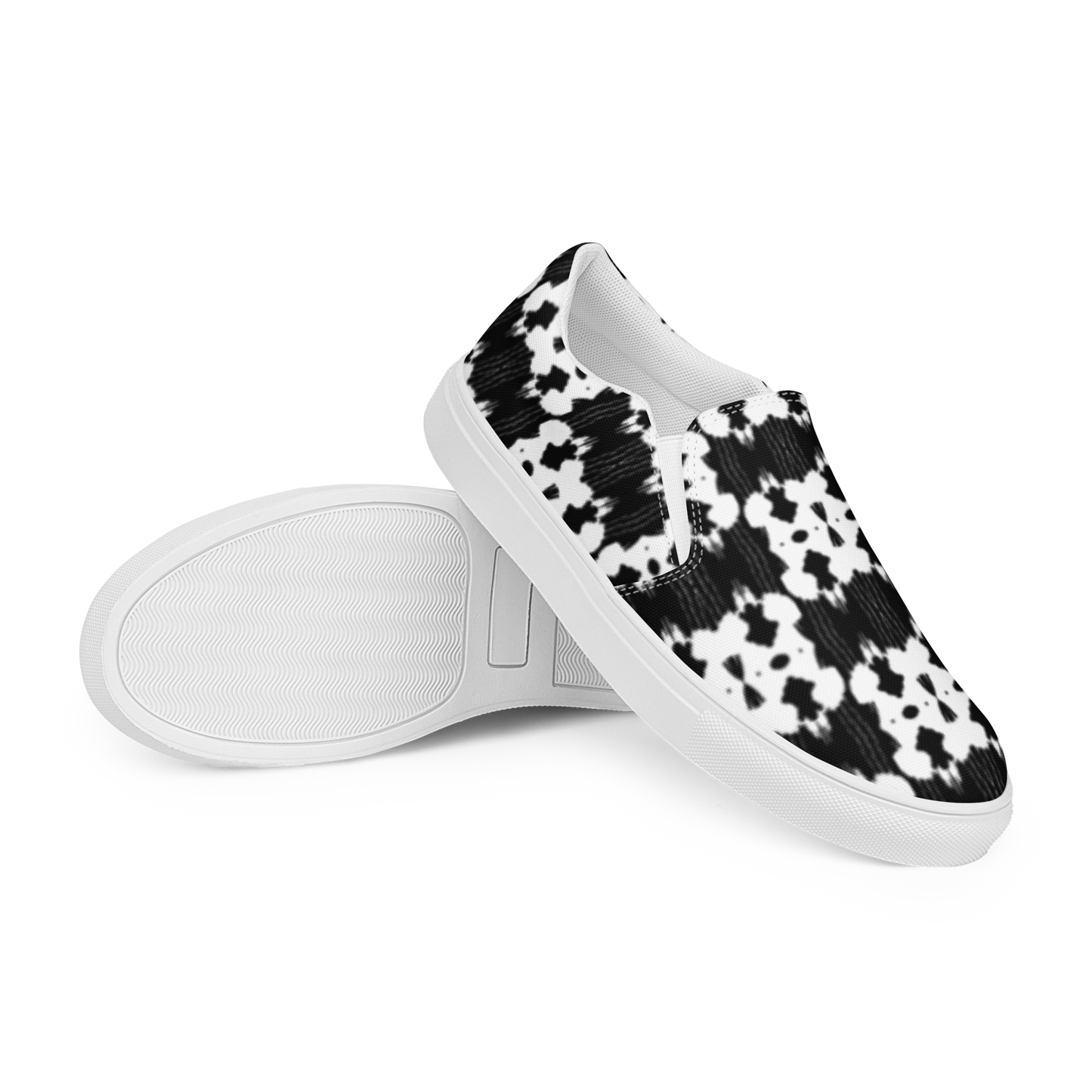 Women’s slip-on canvas shoes (Inkblot)