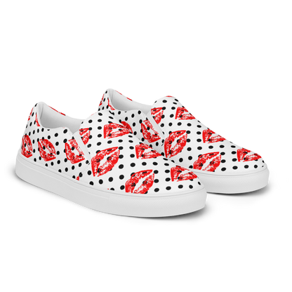 Women’s slip-on canvas shoes (Lips)